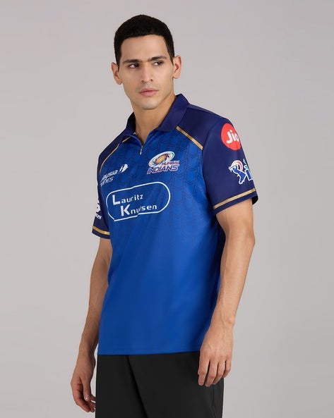 SKECHERS Mumbai Indians IPL Fan Jersey (स्केचर्स मुंबई इंडियन्स आयपीएल फॅन जर्सी)