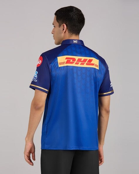 SKECHERS Mumbai Indians IPL Fan Jersey (स्केचर्स मुंबई इंडियन्स आयपीएल फॅन जर्सी)
