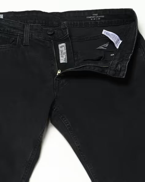 U.S. Polo Assn. Men Cole Cropped Slim Fit Jeans (यु.एस. पोलो कोल क्रॉप्ड स्लिम फिट जीन्स)