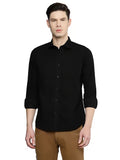 Allen Cooper Black Regular Fit Shirt (ॲलन कूपर रेग्युलर फिट शर्ट)