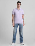 Jack & Jones Orchid Cotton Slim Fit Polo T-Shirt (जॅक अँड जोन्स ऑर्किड कॉटन स्लिम फिट पोलो टी-शर्ट)