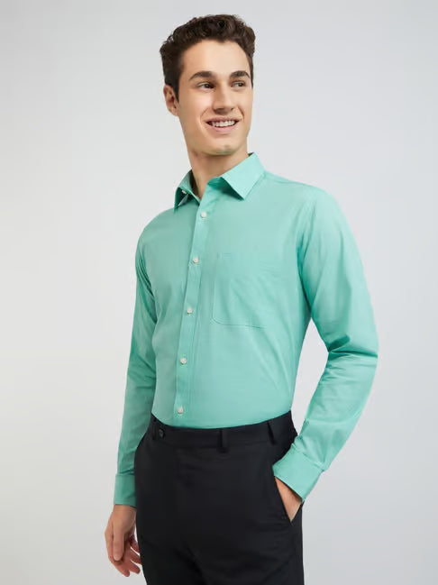 Raymond Green Slim Fit Shirt (रेमंड ग्रीन स्लिम-फिट शर्ट)