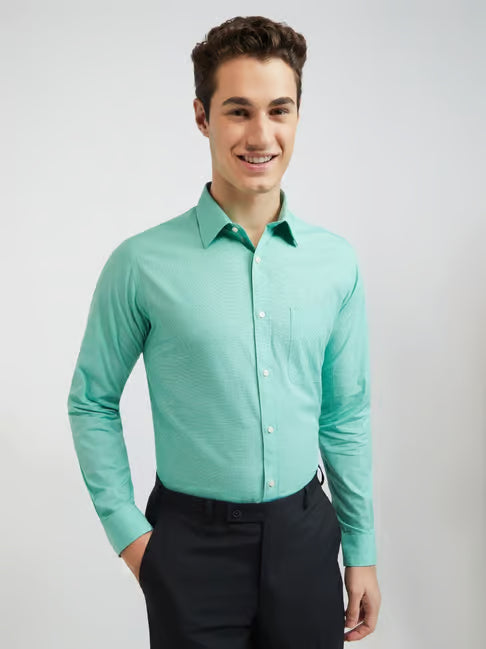 Raymond Green Slim Fit Shirt (रेमंड ग्रीन स्लिम-फिट शर्ट)