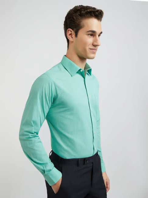 Raymond Green Slim Fit Shirt (रेमंड ग्रीन स्लिम-फिट शर्ट)