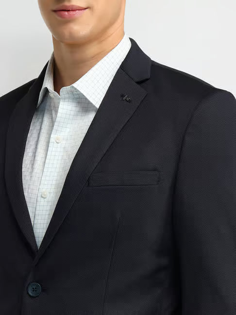 Arrow Blue Nylon Slim Fit Formal Suit