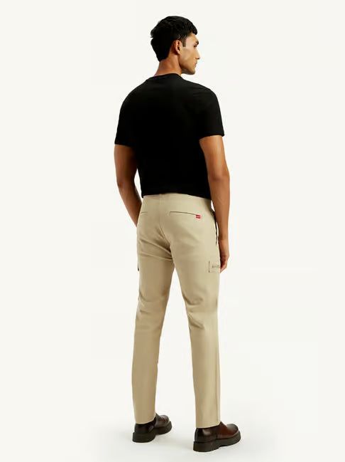 Levi's Men's Beige Slim Fit Cargo (लीव्हाईस स्लिम-फिट कार्गो)