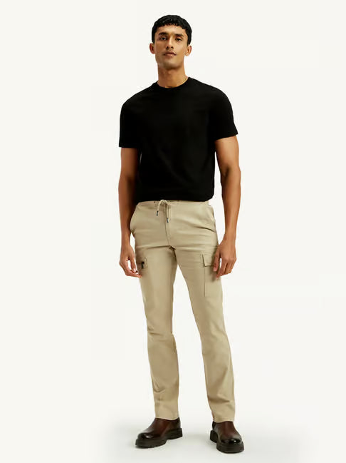 Levi's Men's Beige Slim Fit Cargo (लीव्हाईस स्लिम-फिट कार्गो)