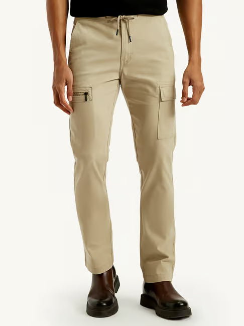 Levi's Men's Beige Slim Fit Cargo (लीव्हाईस स्लिम-फिट कार्गो)