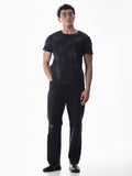 Jack & Jones Grey Cotton Regular Fit Printed T-Shirt (जॅक अँड जोन्स रेग्युलर फिट प्रिंटेड टी-शर्ट)