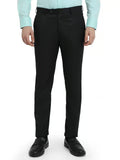 Raymond Black Solid Regular Fit Trousers (रेमंड सॉलिड रेग्युलर फिट ट्राउझर्स)
