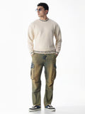 Jack & Jones Off White Oversized Sweatshirt (जॅक अँड जोन्स ऑफ-व्हाइट ओव्हरसाईज्ड स्वेटशर्ट)