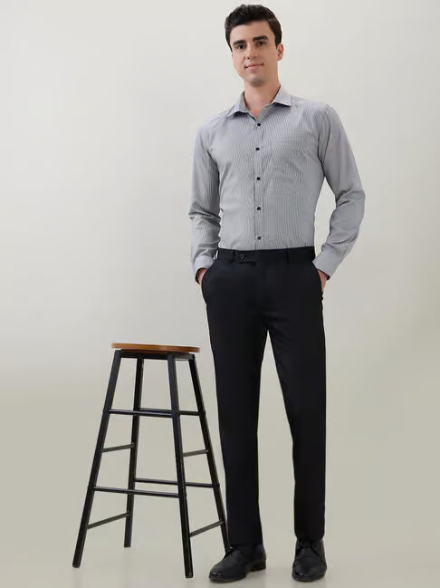 Park Avenue Slim Fit Striped Shirt (पार्क ॲव्हेन्यू स्लिम-फिट शर्ट)