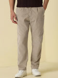 Allen Solly Beige Cotton Relaxed Fit Chinos (ॲलन सॉली कॉटन फिट चिनोज)