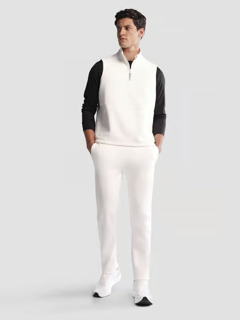 U.S. Polo Assn. White Regular Fit Solid Sleeveless Sweatshirt (यू.एस. पोलो रेग्युलर फिट सॉलिड स्लीव्हलेस स्वेटशर्ट)