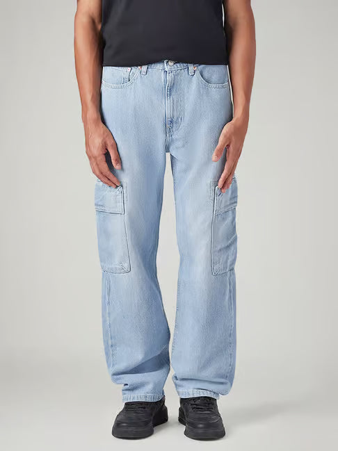 Levi's Light Blue Loose Fit Mid Rise Cargo (लीव्हाईस लूज फिट मिड राइज कार्गो)