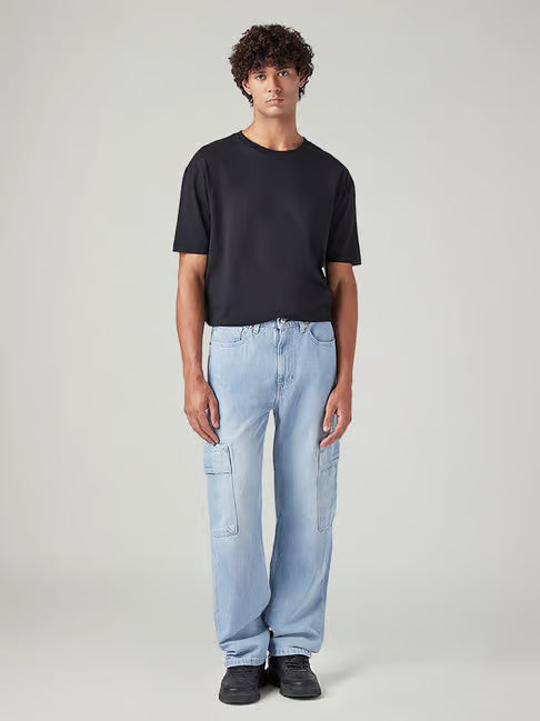 Levi's Light Blue Loose Fit Mid Rise Cargo (लीव्हाईस लूज फिट मिड राइज कार्गो)