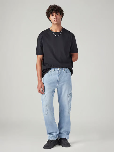 Levi's Light Blue Loose Fit Mid Rise Cargo (लीव्हाईस लूज फिट मिड राइज कार्गो)