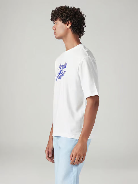 Levi's Graphic Print Loose Fit T-Shirt (लीवाईज ग्राफिक प्रिंट लूज फिट टी-शर्ट)
