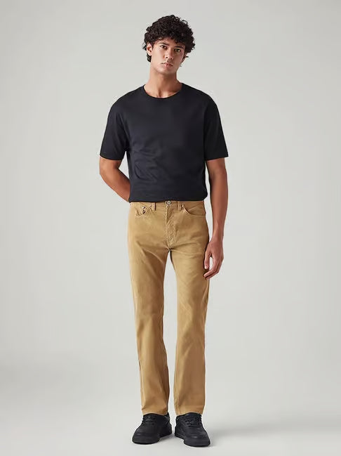 Levi's Men's Khaki Regular Fit Solid Chinos (लीव्हाईस खाकी रेग्युलर फिट सॉलिड चिनोज)