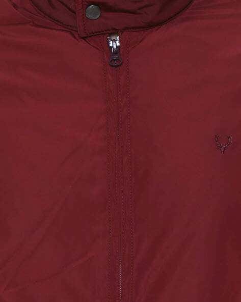 ALLEN SOLLY Biker Jacket with Welt Pockets