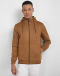 ALLEN SOLLY Men Regular Fit Hoodie with Insert Pockets