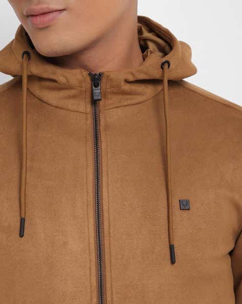 ALLEN SOLLY Men Regular Fit Hoodie with Insert Pockets
