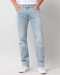 U.S. Polo Assn. Men Mid Rise Straight Jeans (यू.एस. पोलो असोसिएशन पुरुषांची मिड-राईज स्ट्रेट जीन्स)