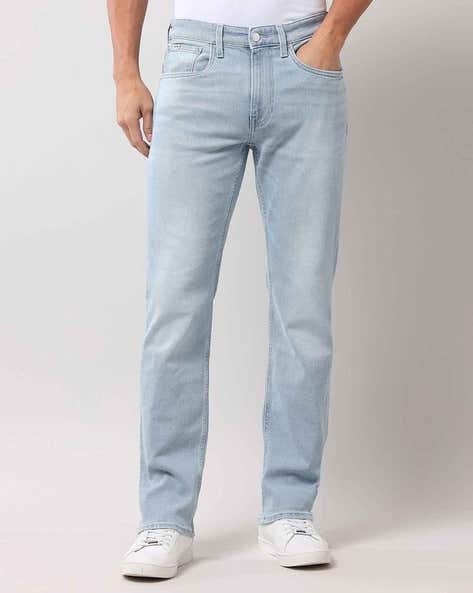 U.S. Polo Assn. Men Mid Rise Straight Jeans (यू.एस. पोलो असोसिएशन पुरुषांची मिड-राईज स्ट्रेट जीन्स)