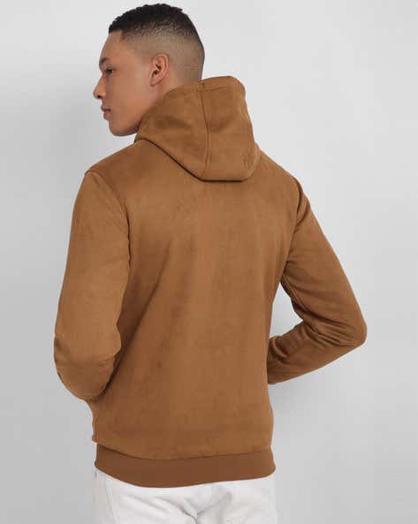 ALLEN SOLLY Men Regular Fit Hoodie with Insert Pockets