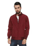 ALLEN SOLLY Biker Jacket with Welt Pockets