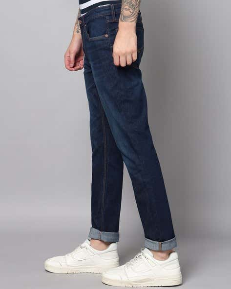 U.S. Polo Assn. Men Mid-Rise Tapered Fit Jeans (यू.एस. पोलो असोसिएशन पुरुषांची मिड-राईज टेपर्ड फिट जीन्स)