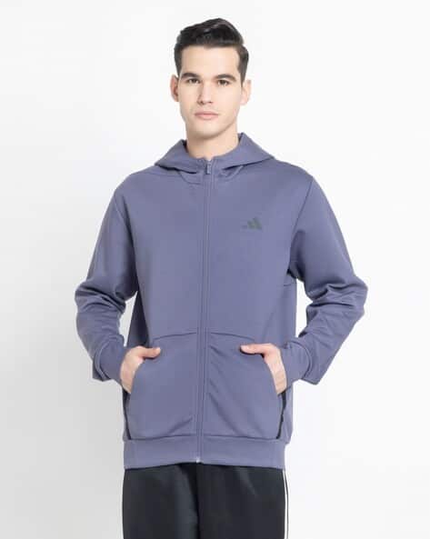 ADIDAS D4T Regular Fit Full-Zip Hooded Jacket